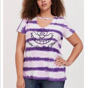 NWOT TORRID CHESHIRE CAT CHOKER TEE